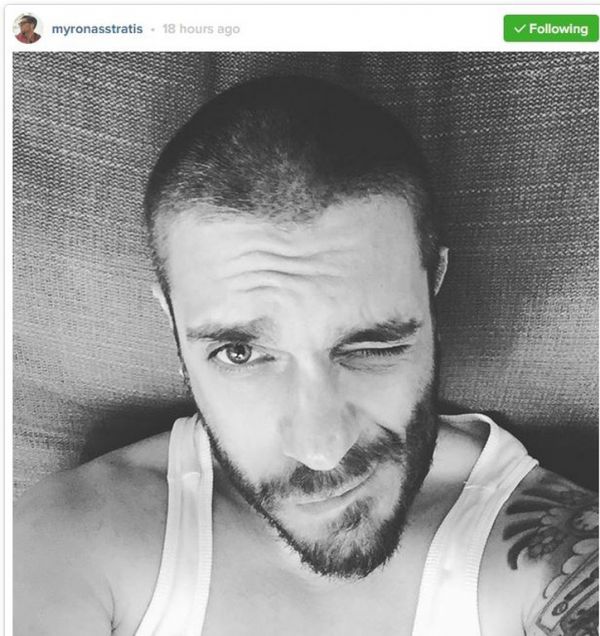 Θα πάθετε πλάκα με το νέο look του Μύρωνα Στρατή (φωτό)