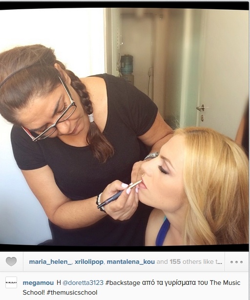 Ντορέττα Παπαδημητρίου: Backstage από το Music school