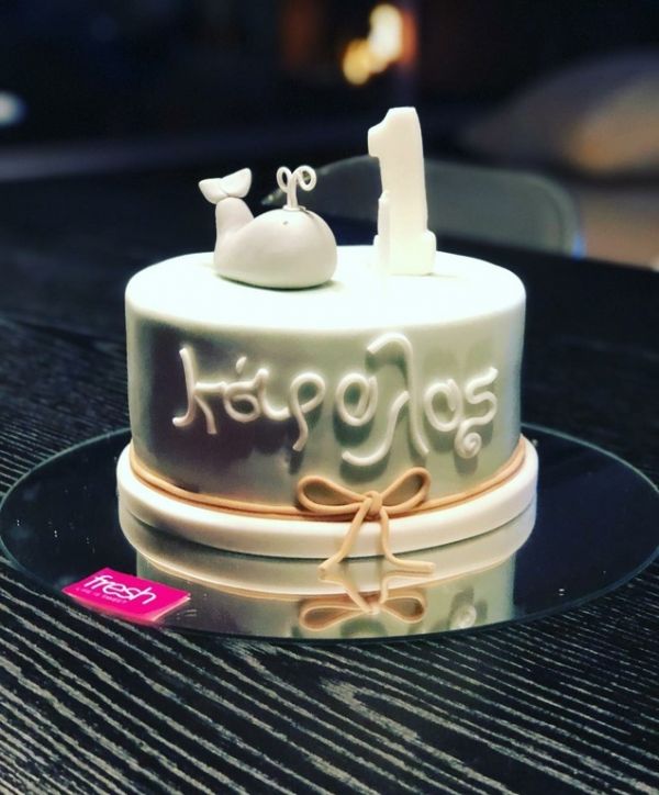Βίκυ Καγιά: Η εντυπωσιακή τούρτα για τα πρώτα γενέθλια του γιου της!