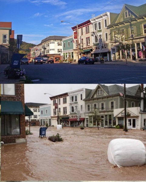 Photostory: Πριν και μετά το πέρασμα του Iren 