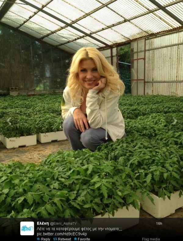 H αγρότισσα Ελένη Μενεγάκη, οι ντομάτες και το φυτώριο!