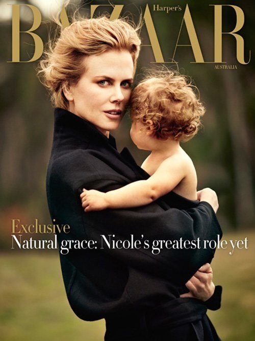 Η Nicole Kidman με την Faith στο Harper’s Bazaar