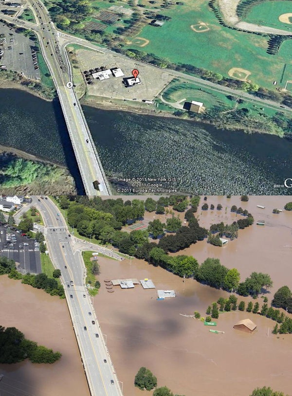 Photostory: Πριν και μετά το πέρασμα του Iren 