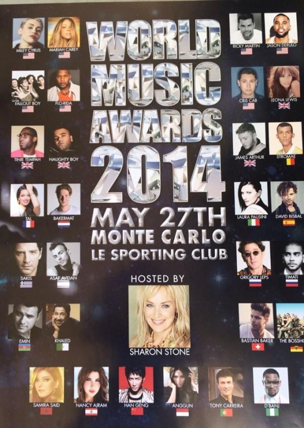 Ο Σάκης στα World Music Awards 