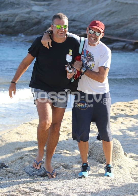 Λιάγκας-Κωστόπουλος: Από αντίπαλοι της πρωινής ζώνης...φιλαράκια διασκεδάζουν στη Μύκονο