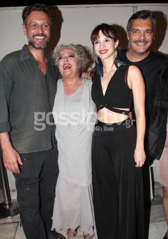 Ο Άλκης Κούρκουλος με την Ευγενία στη συναυλία της πρώην του, Τάνιας Τσανακλίδου