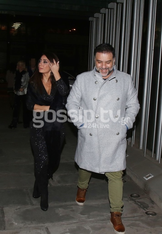 Γρηγόρης Αρναούτογλου – Νάνσυ Αντωνίου: Βραδινή έξοδος για το ζευγάρι