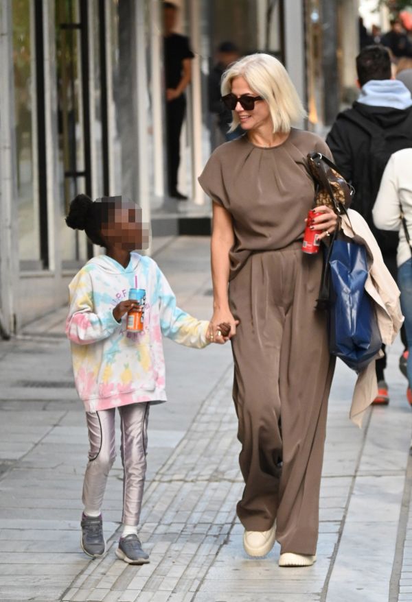 Χριστίνα Κοντοβά με την κόρη της, Έιντα