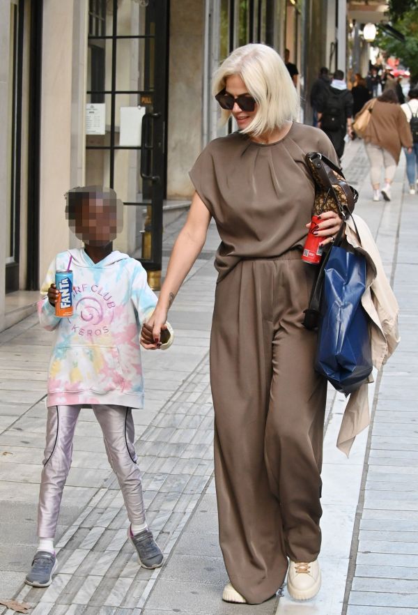 Χριστίνα Κοντοβά με την κόρη της, Έιντα