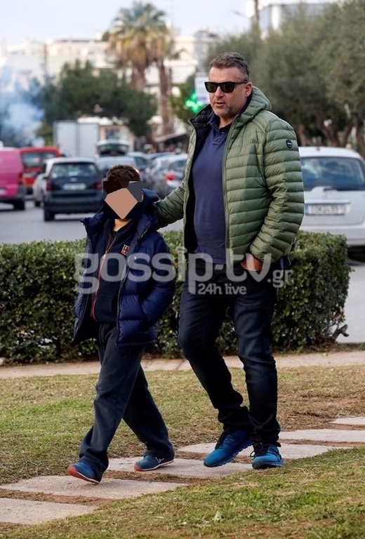 Γιώργος Λιάγκας: Χαλαρές στιγμές με τον μεγάλο του γιο!