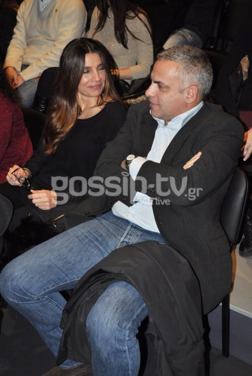 Πόπη Τσαπανίδου: Στο θέατρο με τον σύντροφό της