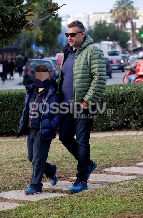 Γιώργος Λιάγκας: Χαλαρές στιγμές με τον μεγάλο του γιο!