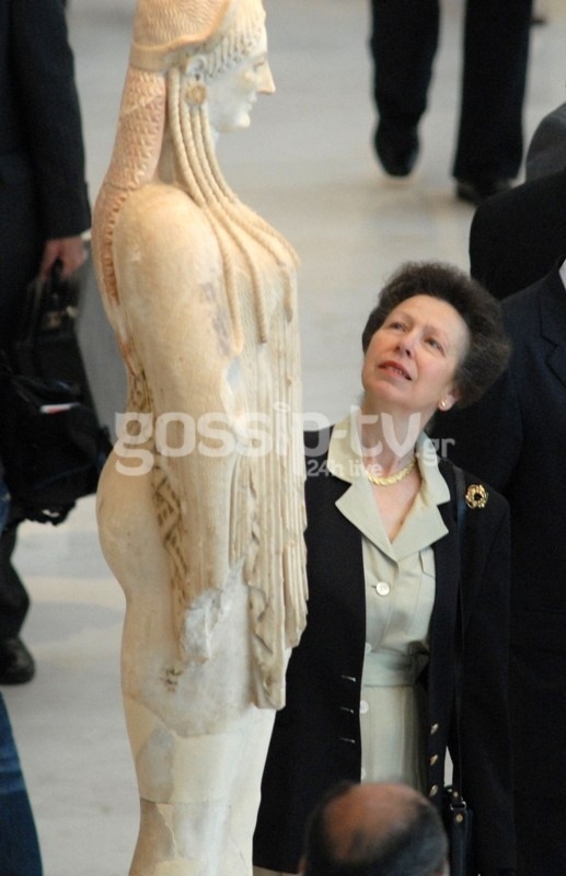 Η πριγκίπισσα Άννα στο μουσείο της Ακρόπολης! (φωτό)