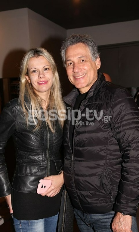 Ο Θάνος Καληώρας με τη σύζυγό του σε σπάνια κοινή εμφάνιση.