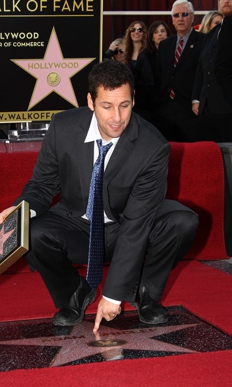 Ο Adam Sandler πήρε το αστέρι του