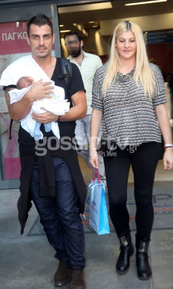 Στέλιος Χαταμπάκης - Όλγα Πηλιάκη: Στο σπίτι τους με το μωρό! 