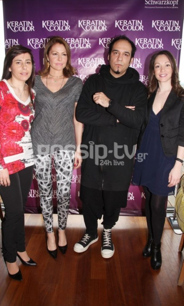 Η Τζένη Μπαλατσινού σε εκδήλωση του Schwarzkopf