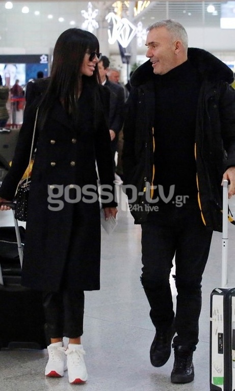 Στέλιος Ρόκκος - Έλενα Γκόφα: Στο αεροδρόμιο το ερωτευμένο ζευγάρι!