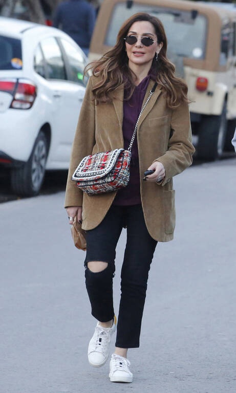 Δέσποινα Βανδή Αγαπά το casual style και το υποστηρίζει τέλεια.