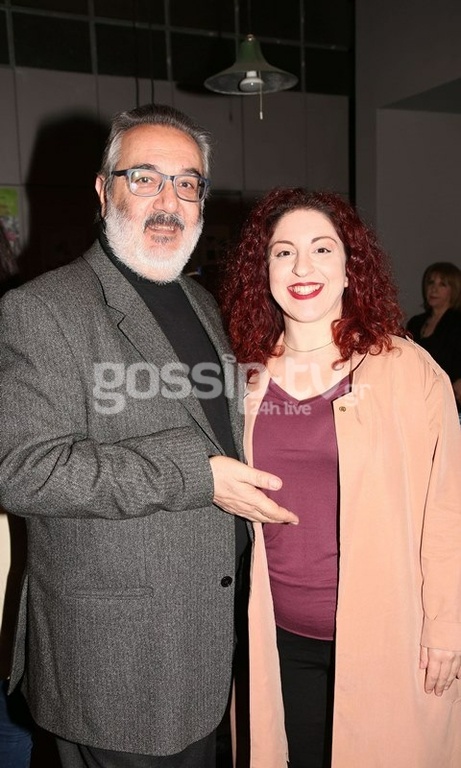 Ο Θάνος Καληώρας με τη σύζυγό του σε σπάνια κοινή εμφάνιση.