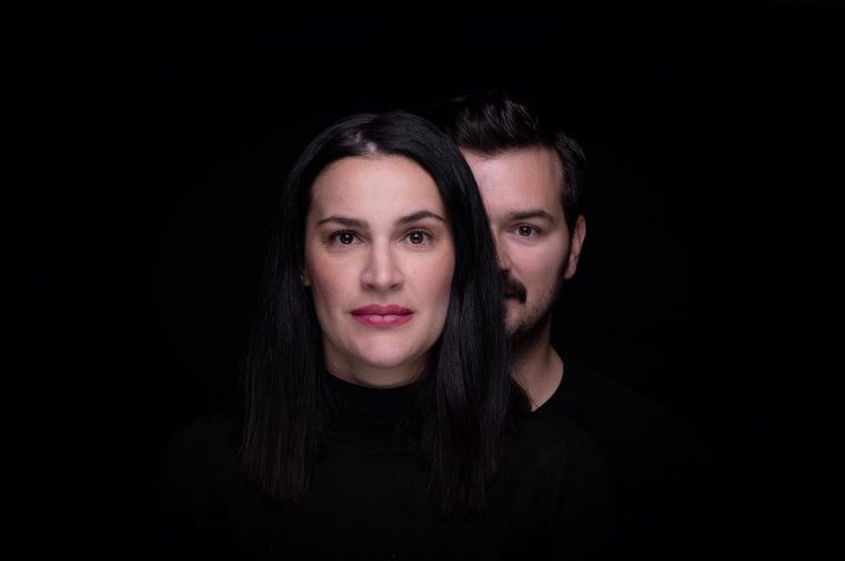 Με την σύζυγό του, Κατερίνα