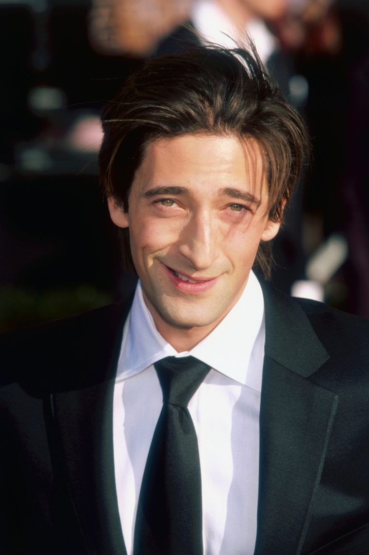 Actor Adrien Brody in a Suit