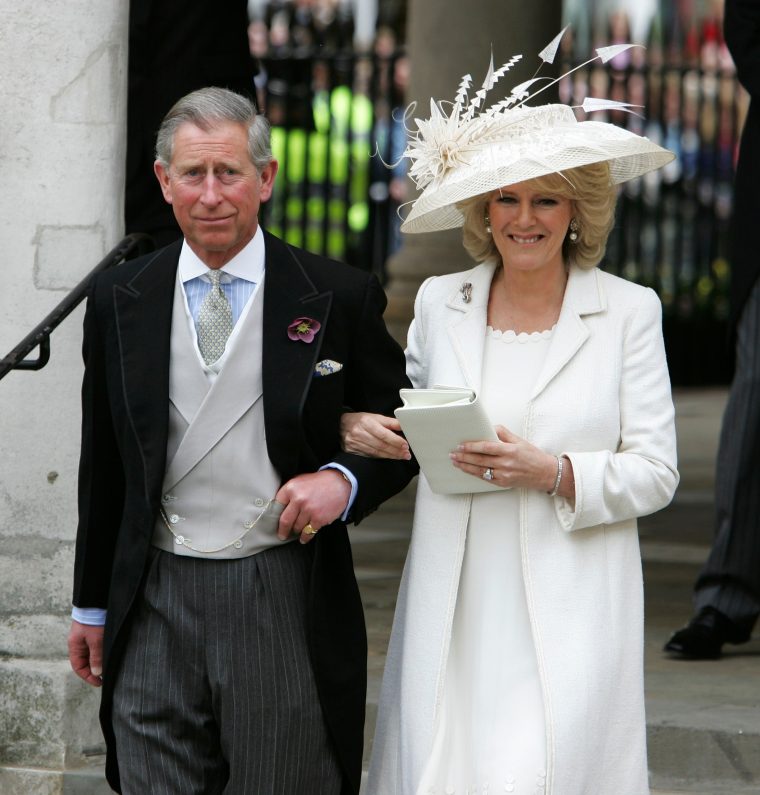 HRH Prince Charles & Mrs Camilla Parker Bowles Marry At Guildhall Civil Cer