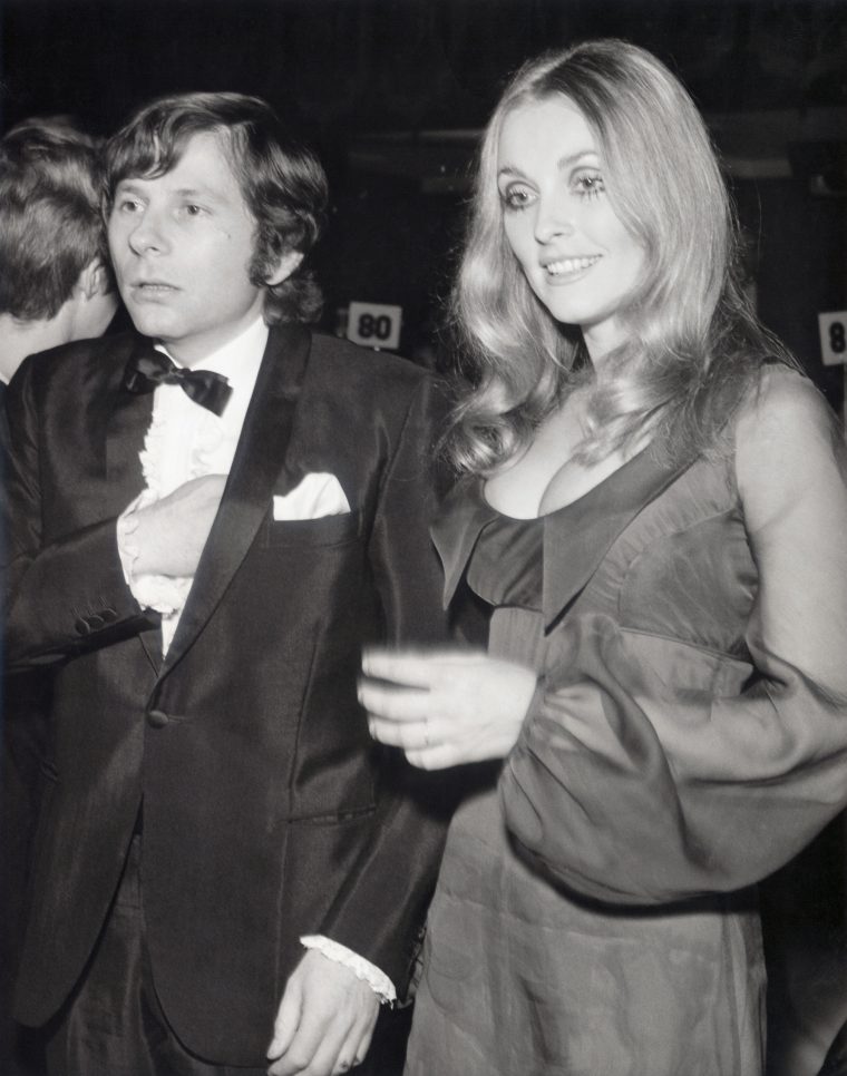 Roman Polanski and Sharon Tate Walking Arm in Arm