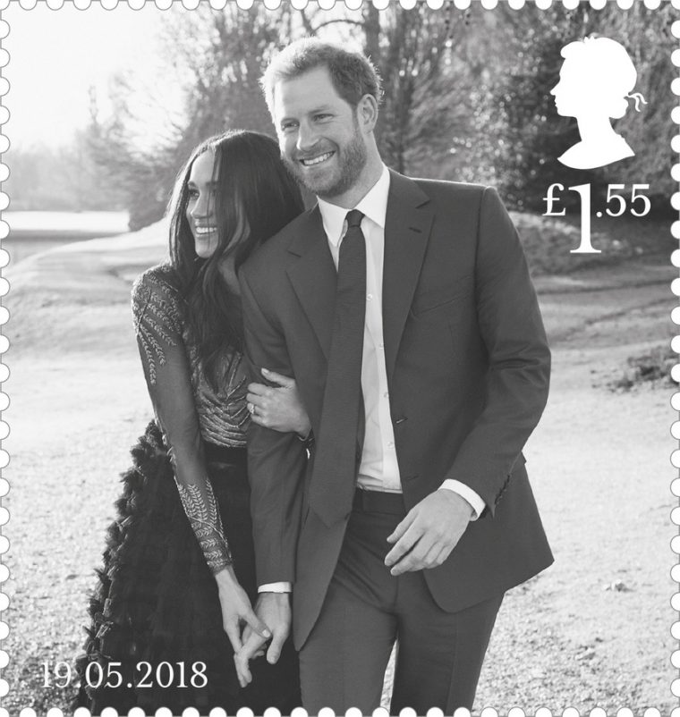 Special stamps for Royal Wedding of Prince Harry and Meghan Markle